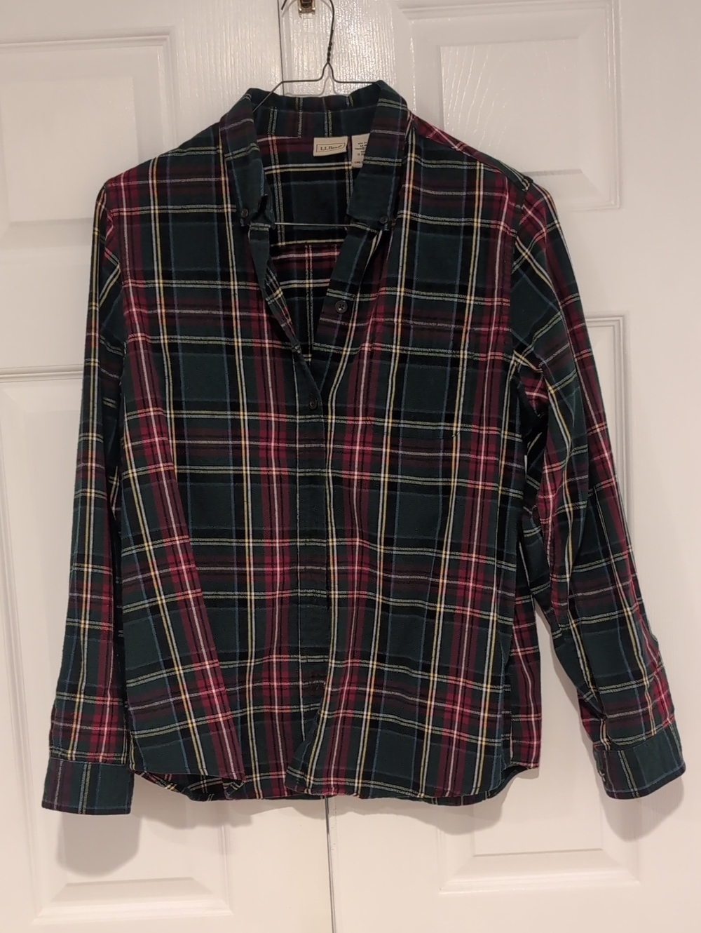 LLBean 100% Cotton Flannel Shirt - M
